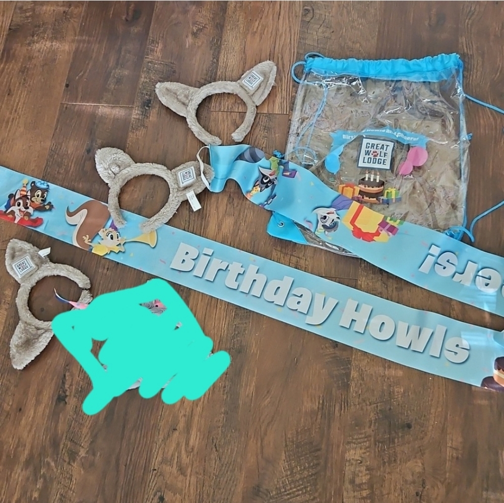Great Wolf Lodge Birthday Package Kid's Headbands Wolf Ears